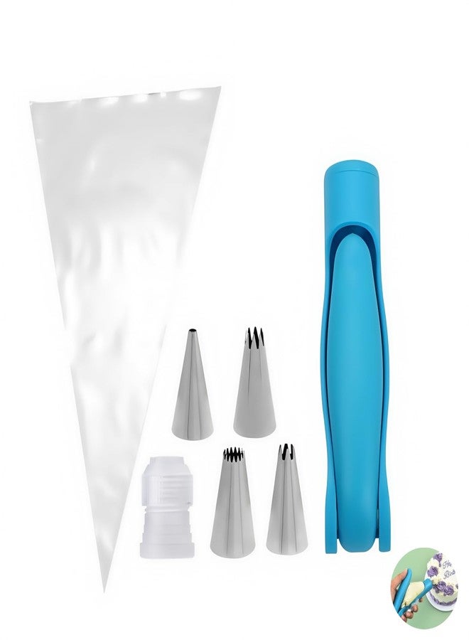 BRYHZKCM Pastry Icing Piping Bag Nozzle Tips Fondant Cake Sugar Craft Decor Pen Set ，Cake Decoration Pen Tool Wrap Ice Pipe Kit - Image 1