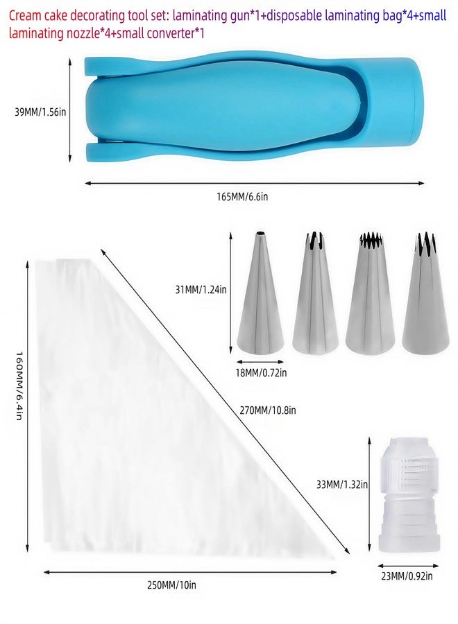 BRYHZKCM Pastry Icing Piping Bag Nozzle Tips Fondant Cake Sugar Craft Decor Pen Set ，Cake Decoration Pen Tool Wrap Ice Pipe Kit - Image 2
