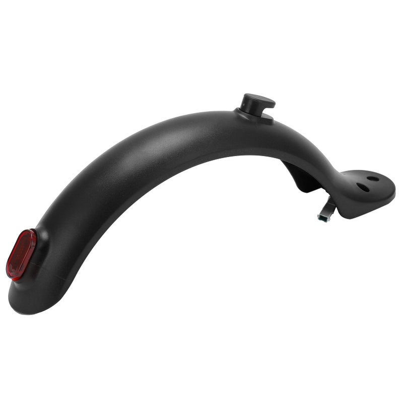 Electric Scooter Rear Fender Mugguard with Hook and Taillight for Xiaomi Mijia M365 AccessoriesBlack - Image 1
