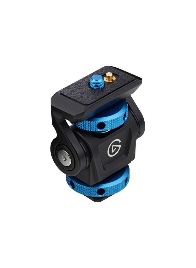 elgato Cold Shoe – Adjustable ¼ inch Thread Mount for Lights, Off-Camera Flash, Microphones, Compatible with Key Light Mini, Light Stands, tripods, Perfect for Photo and Video Studio Production  - Image 1