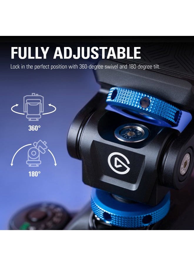 elgato Cold Shoe – Adjustable ¼ inch Thread Mount for Lights, Off-Camera Flash, Microphones, Compatible with Key Light Mini, Light Stands, tripods, Perfect for Photo and Video Studio Production  - Image 5