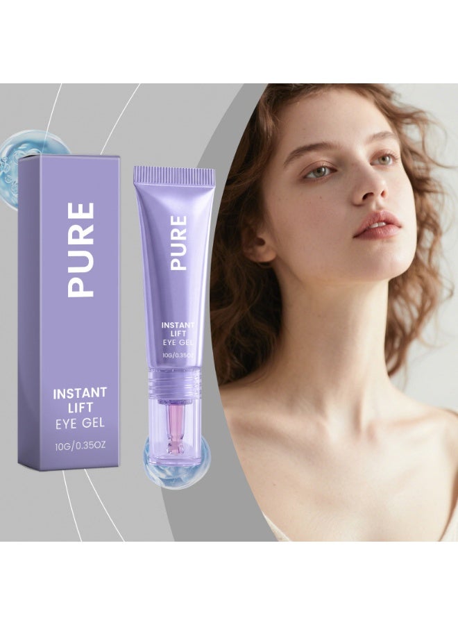 PURE Instant Lifting Eye Gel by PURE, Lightweight Refreshing Under Eye Moisturizer, Non-Greasy, Non-Clogging, Portable Eye Care for Daily Skincare & Makeup Prep, 0.35oz - Image 1
