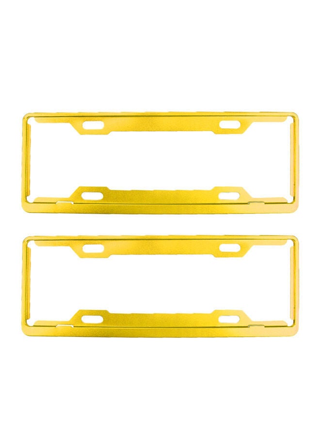 NIBEMINENT 2-Piece Car Universal License Plate Holder 