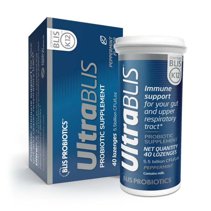 BLIS UltraBLIS Probiotic Immune Support SupplementPowerful Combination of Gut Oral Probiotics for Daily Immunity Support Scientifically Tested Bacterial Strains Includes K12 40 Lozenges