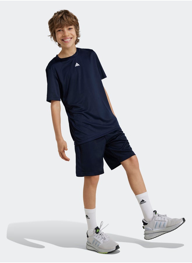 Adidas Train Essentials Logo Regular Fit T-Shirt Kids  - Image 3