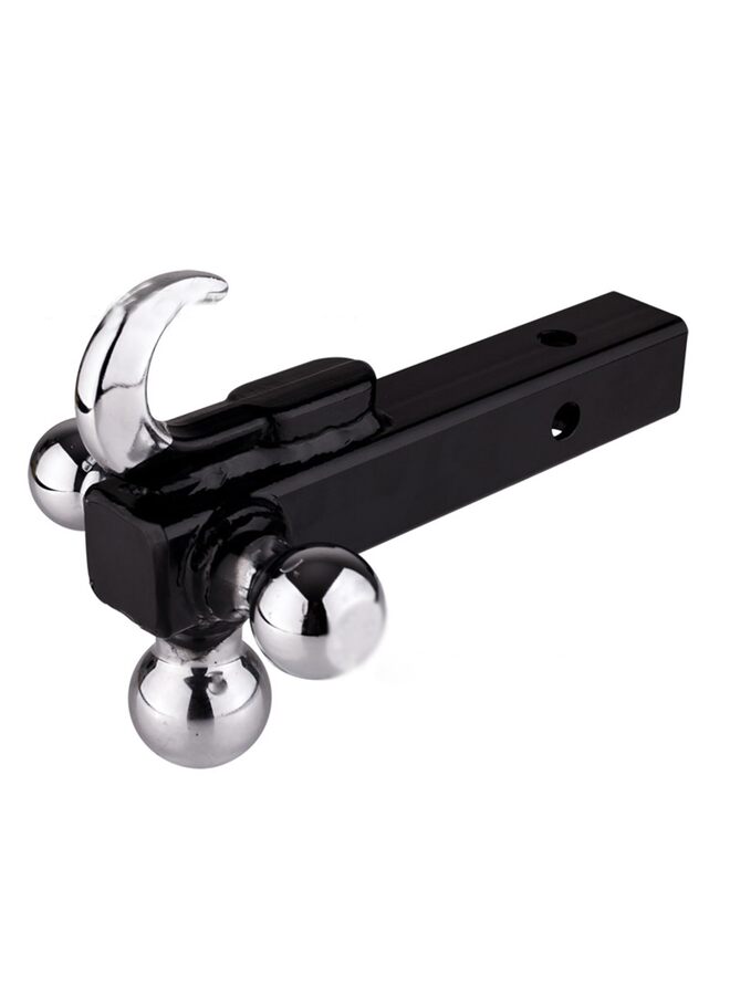 Trailer Hitch Tri-Ball Mount with Hook & Pin, Trailer Ball Size 1-7/8", 2" and 2-5/16", Fit 2 Inch Hitch Receiver, 2/3 in 1 Ball Truck Hitch, Tow Hitch - Image 1