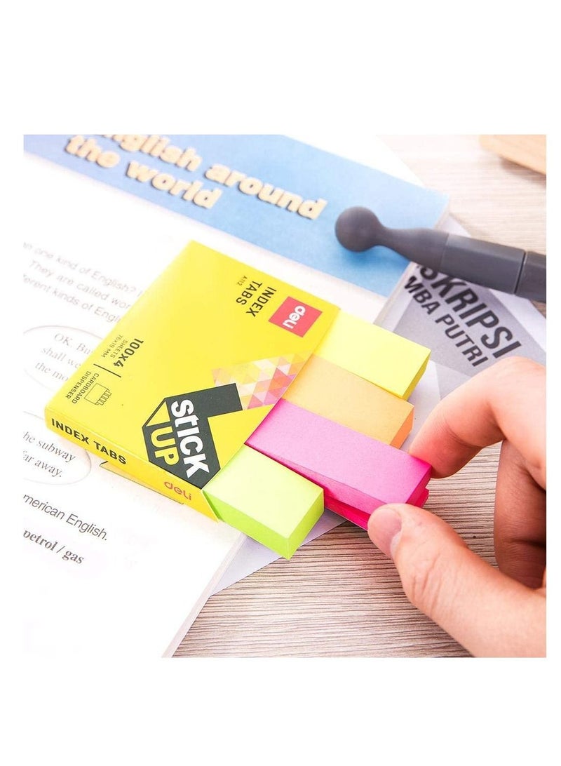 Deli 2-Pack Index Tab 76x19mm Size Multicolour - Image 3