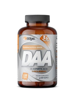 Health & Household Performance Edge Daa D-Aspartic Acid 3G Daily Dose 30 Day Supply, 120 Capsules  - Image 2