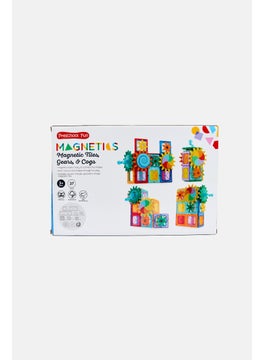 Preschool Fun 37 Magnetic Tiles Gear And Cogs  - Image 2