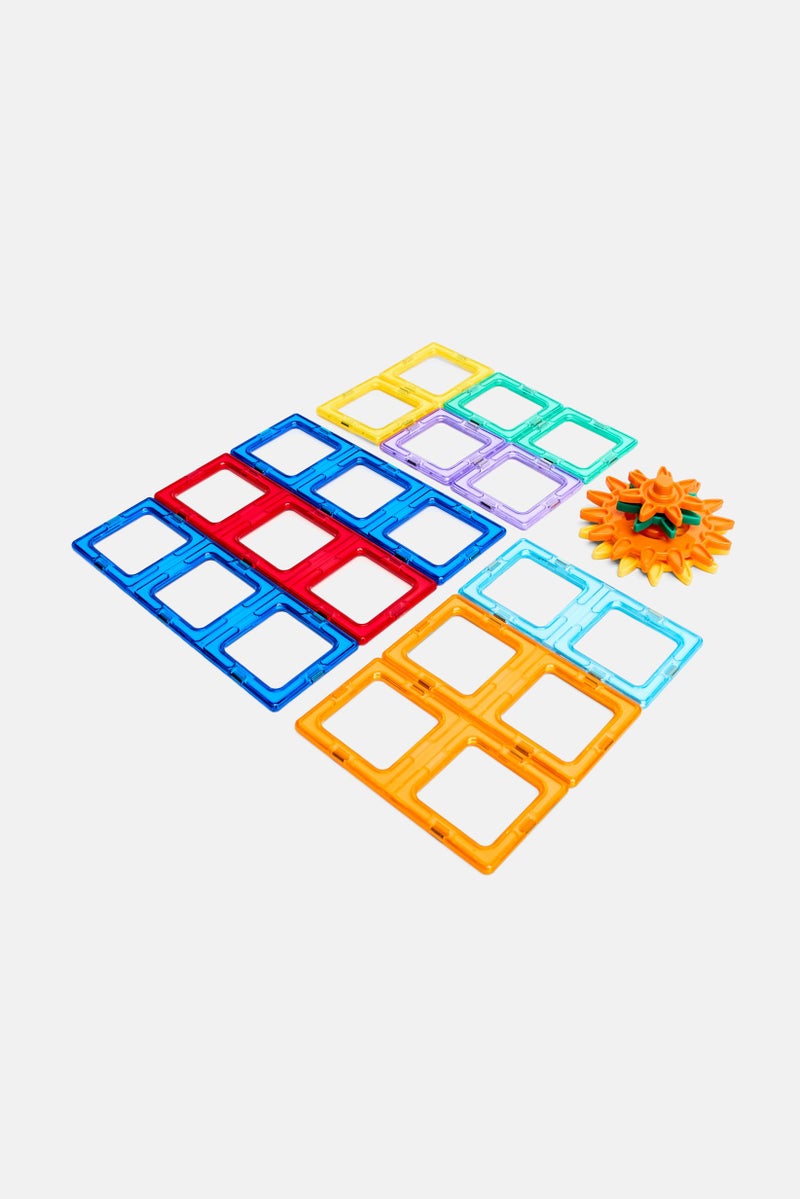 Preschool Fun 37 Magnetic Tiles Gear And Cogs  - Image 5