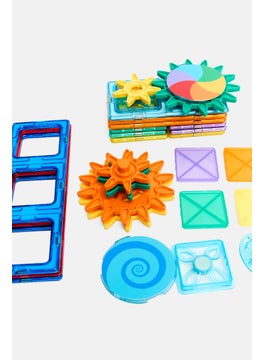 Preschool Fun 37 Magnetic Tiles Gear And Cogs  - Image 4