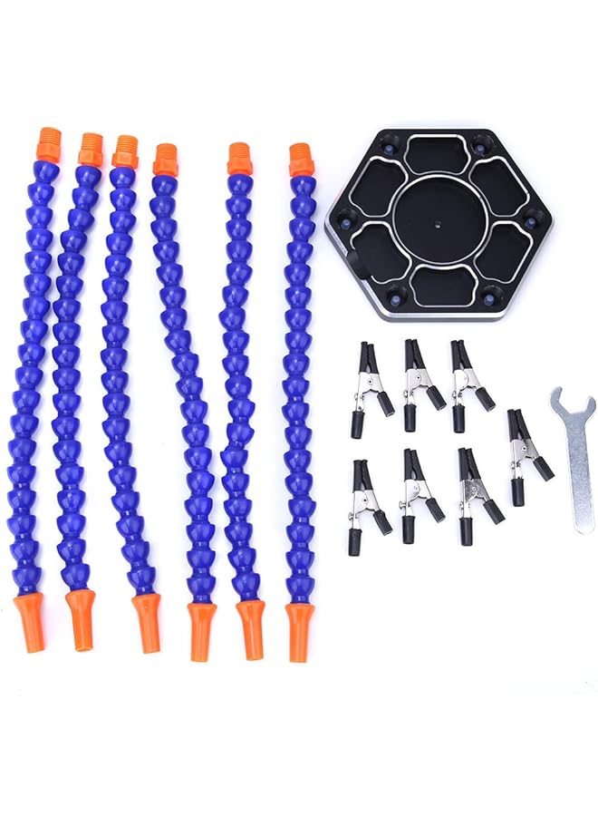 erorex Flexible Arm Soldering Clamp Soldering Helping Hand Insulated Alligator Clips Flexible 360 Degree Rotatable Soldering For Electronic Project - Image 2