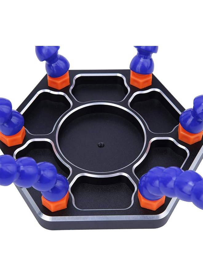 erorex Flexible Arm Soldering Clamp Soldering Helping Hand Insulated Alligator Clips Flexible 360 Degree Rotatable Soldering For Electronic Project - Image 5