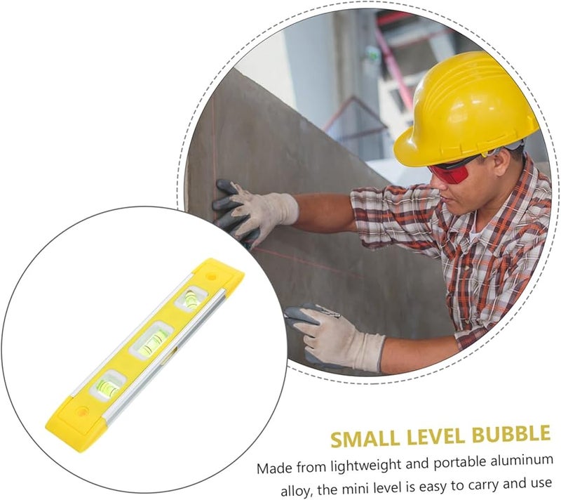 Operitacx ميني مغناطيسي فقاعة مستوى سبائك الألومنيوم عالية الدقة الأفقي الرأسي أداة الميل - Image 4