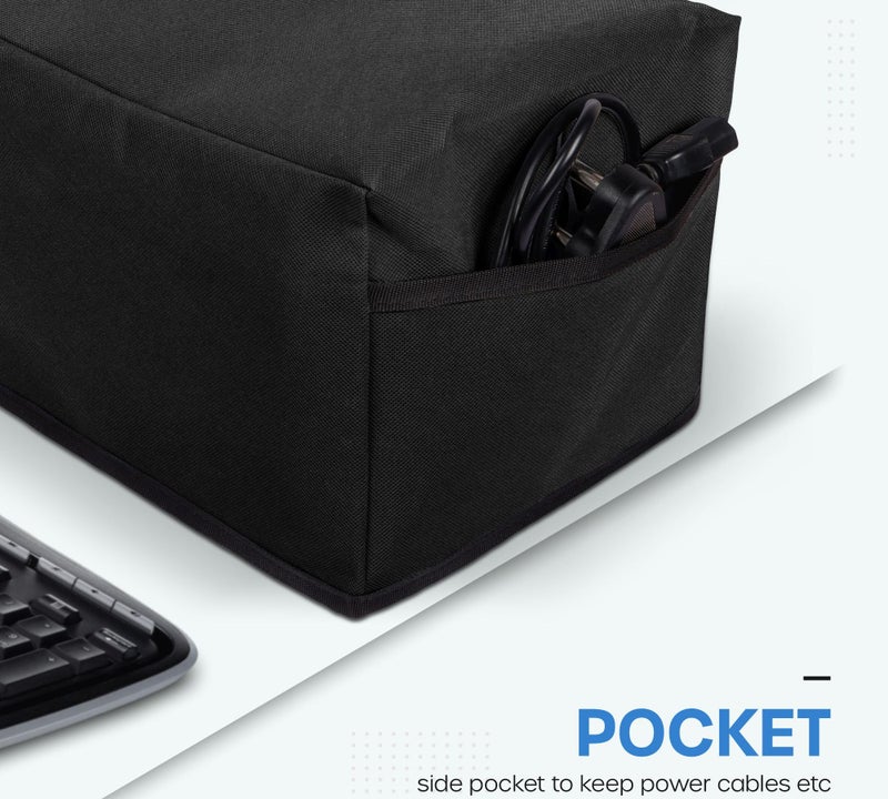 Crasome Dust & Water Proof Printer Cover for HP Smart Tank All-in-One 580 / 581 / 584 / 585 (Black) - Image 4