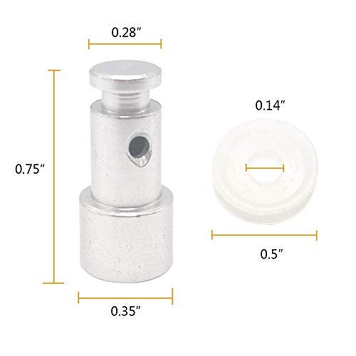 APUXON 2Pack Universal Replacement Silicone Gaskets and Float Valve for 5, 6or 8 Quart Pressure Cooker Models, Such as XL, YBD60-100, PPC780, PPC770 and PPC790 - Image 2