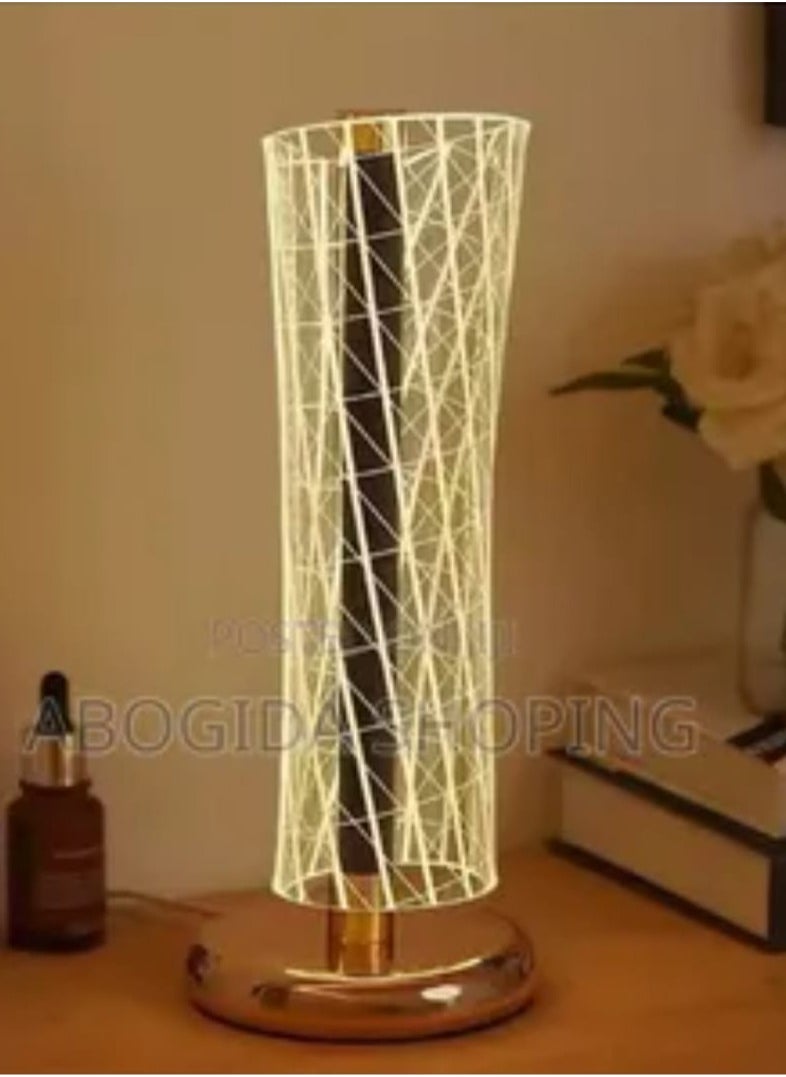 هابي لايت أبجورة ليد عمود بتصميم عصري مع قاعدة ذهبية  - Image 5