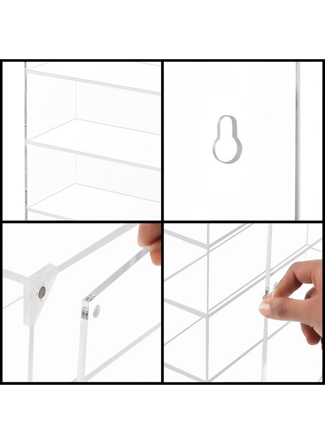 TPGP 5-Tier Clear Acrylic Wall Display Case - Image 4
