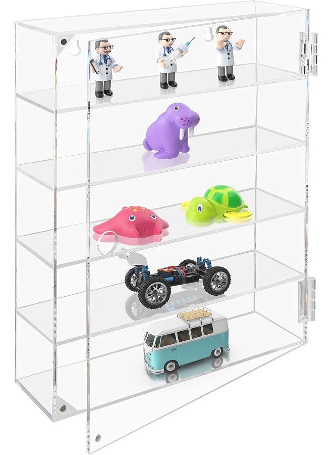 TPGP 5-Tier Clear Acrylic Wall Display Case - Image 1