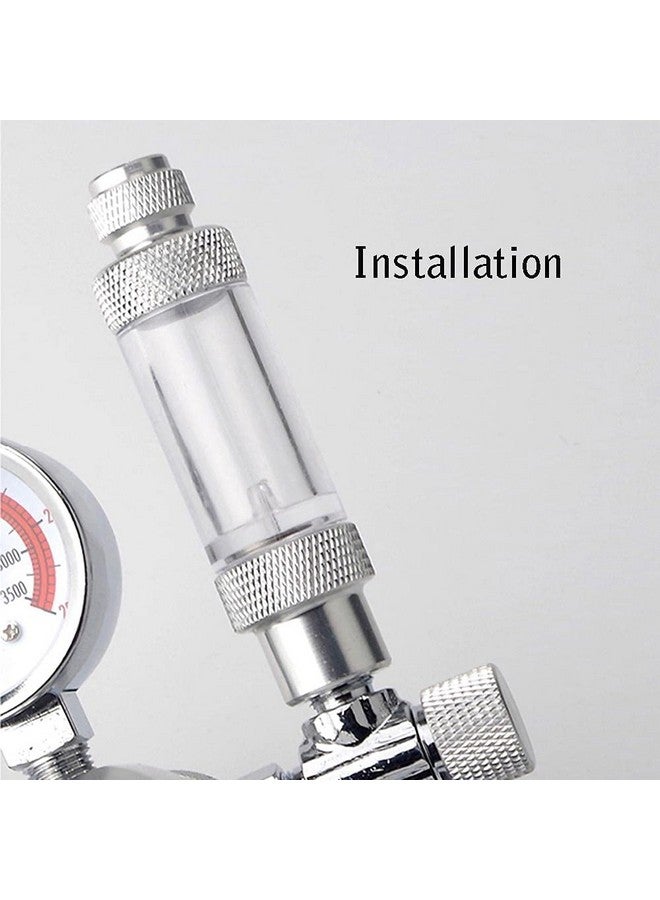 VAYINATO Petzlifeworld Aquarium Single Head Anti Return 2 In 1 Co2 Metal Bubble Counter - Image 2