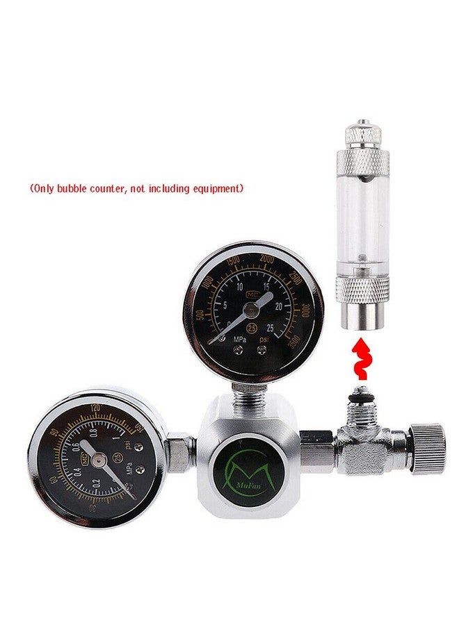 VAYINATO Petzlifeworld Aquarium Single Head Anti Return 2 In 1 Co2 Metal Bubble Counter - Image 5