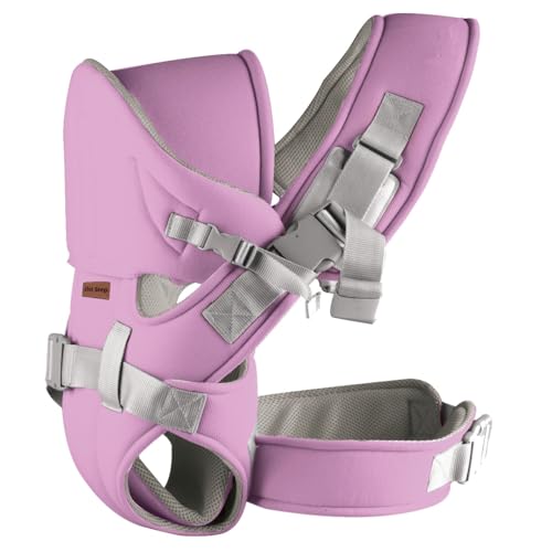 1st Step 6 in 1 Baby Carrier with 6 Carry Positions, Lumbar Support, for 4 to 18 Months Baby, Max Weight Up to 14 Kgs (Rose) - Image 1