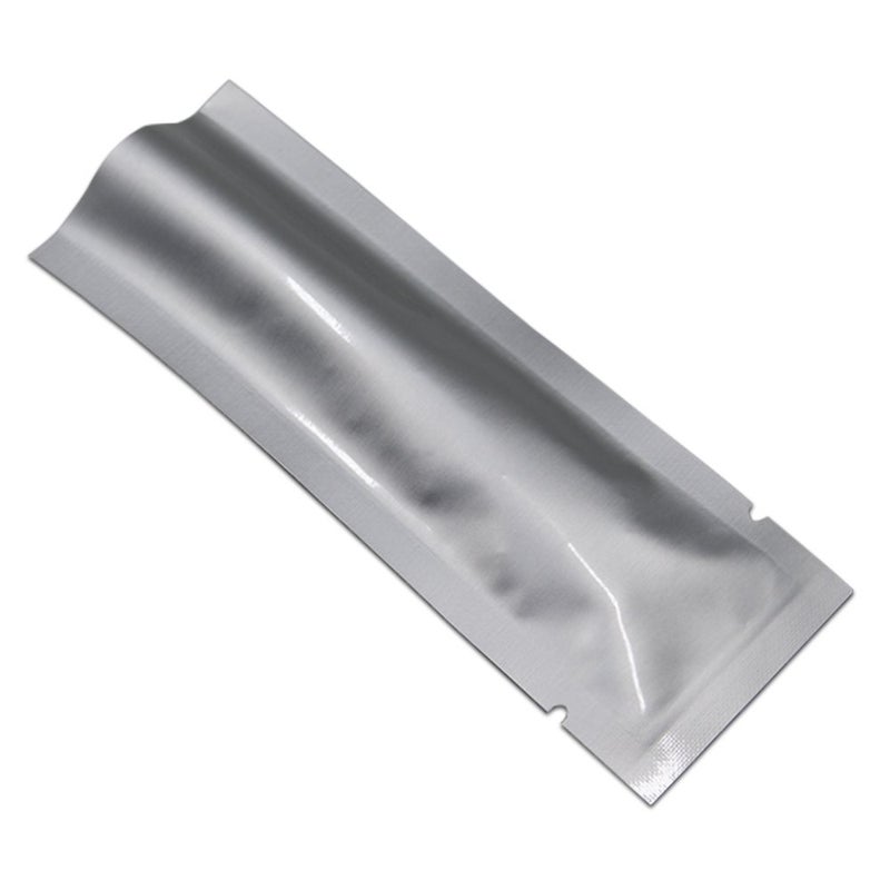 PABCK 200 Pack 138x394 inch Inside Size 098x354 inch Mini Coffee Food Storage Heat Seal Pure Mylar Foil Bag Vacuum Pouch for Sample Packaging