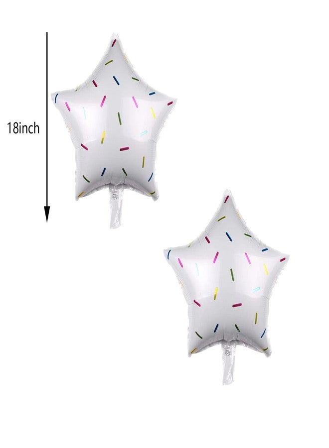 RS 5PCS Happy Birthday Foil Balloons - Cake Birthday Mylar Balloons for Birthday Decorations - Image 2