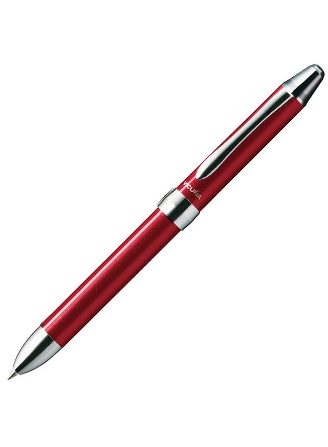 Pentel قلم متعدد الوظائف فيكونا إكس فاين قلم حبر جاف 0.5 مم قلم ميكانيكي جسم أحمر (Bxw1375B) - Image 2