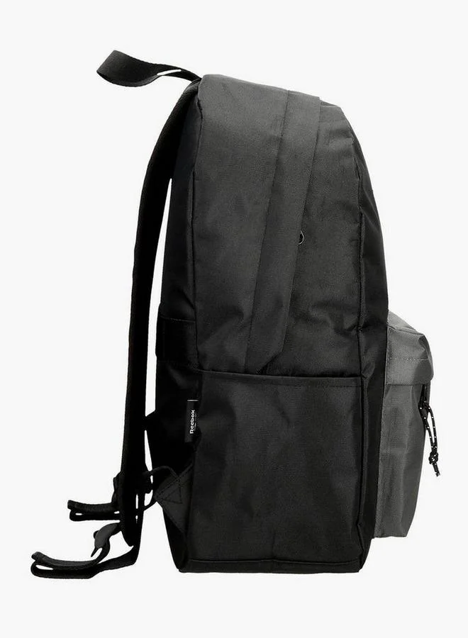Reebok Logo Print School Backpack With Adjustable Straps And Zip Closure - 38X19X43 Cm