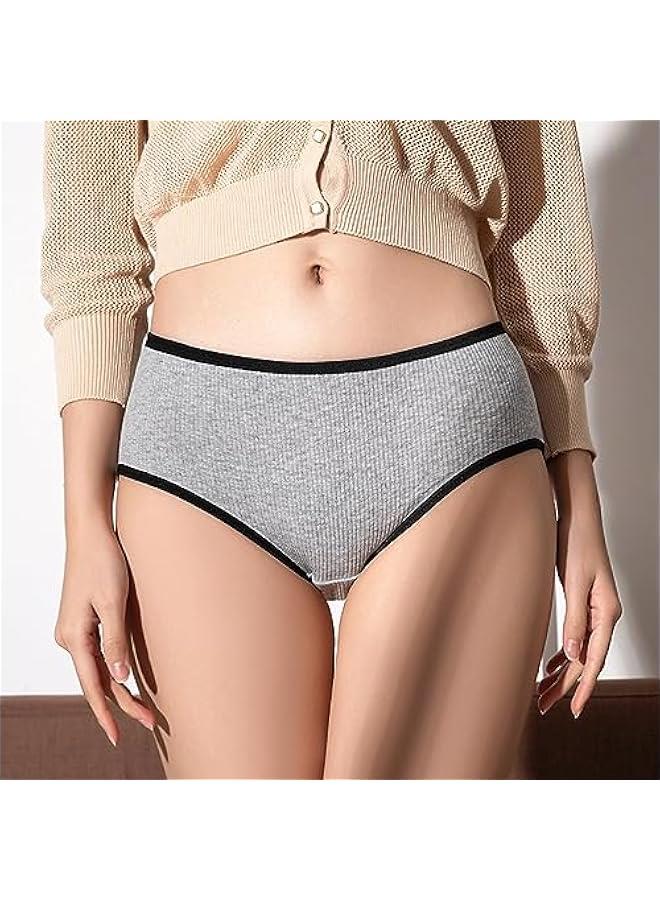 Teen Girls Cotton Underwear 6 Pack Comfort Lace Trim Briefs Panties - Image 4