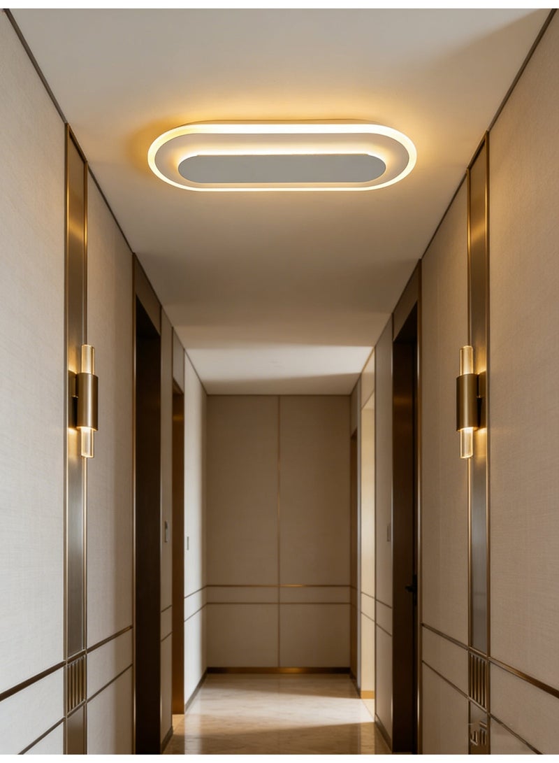 Modern Minimalist Oval Hallway Ceiling Light - Image 4