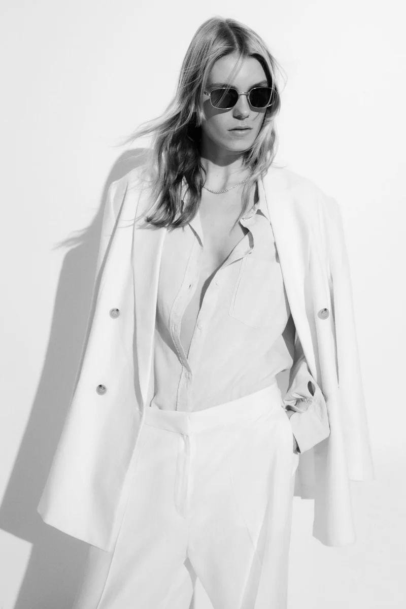 H&M Linen-blend shirt