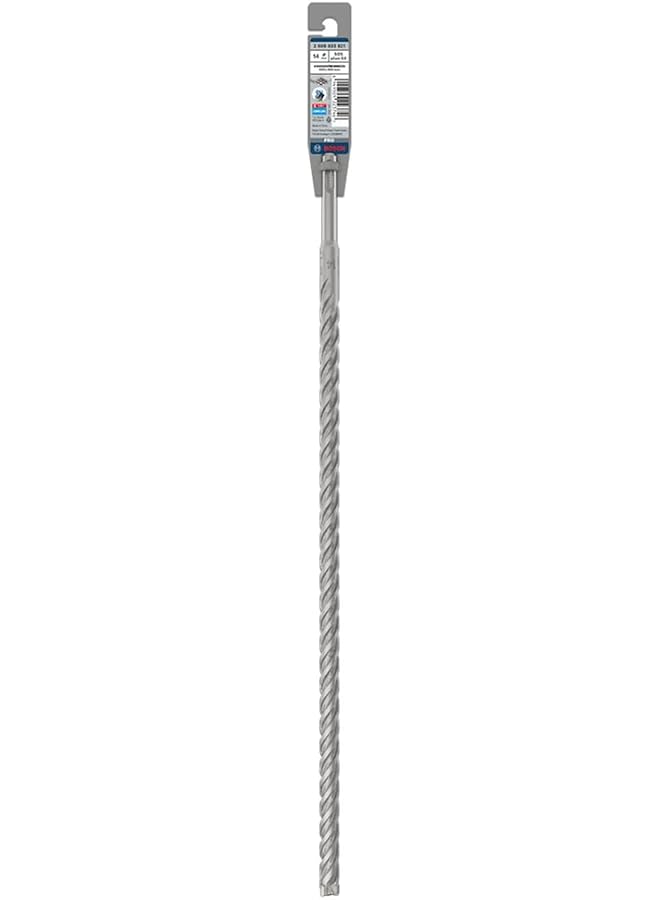 BOSCH Sds Plus 5X Hammer Drill Bit Fast Dust Removal For Increased Drilling Speeds And Reduced Wear Fits All Sds Plus Rotary Hammer Drills 14 Mm Diameter 460 Mm Length 1 Pcs - Image 1