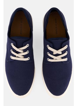 Sun Stone Men Kiva Medium Lace Up  Casual Shoes, Navy Blue  - Image 3
