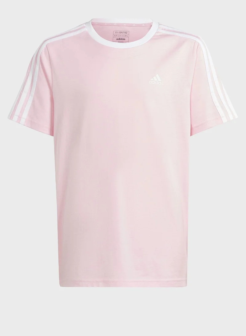 Adidas 3 Stripes Boyfriend T-Shirt