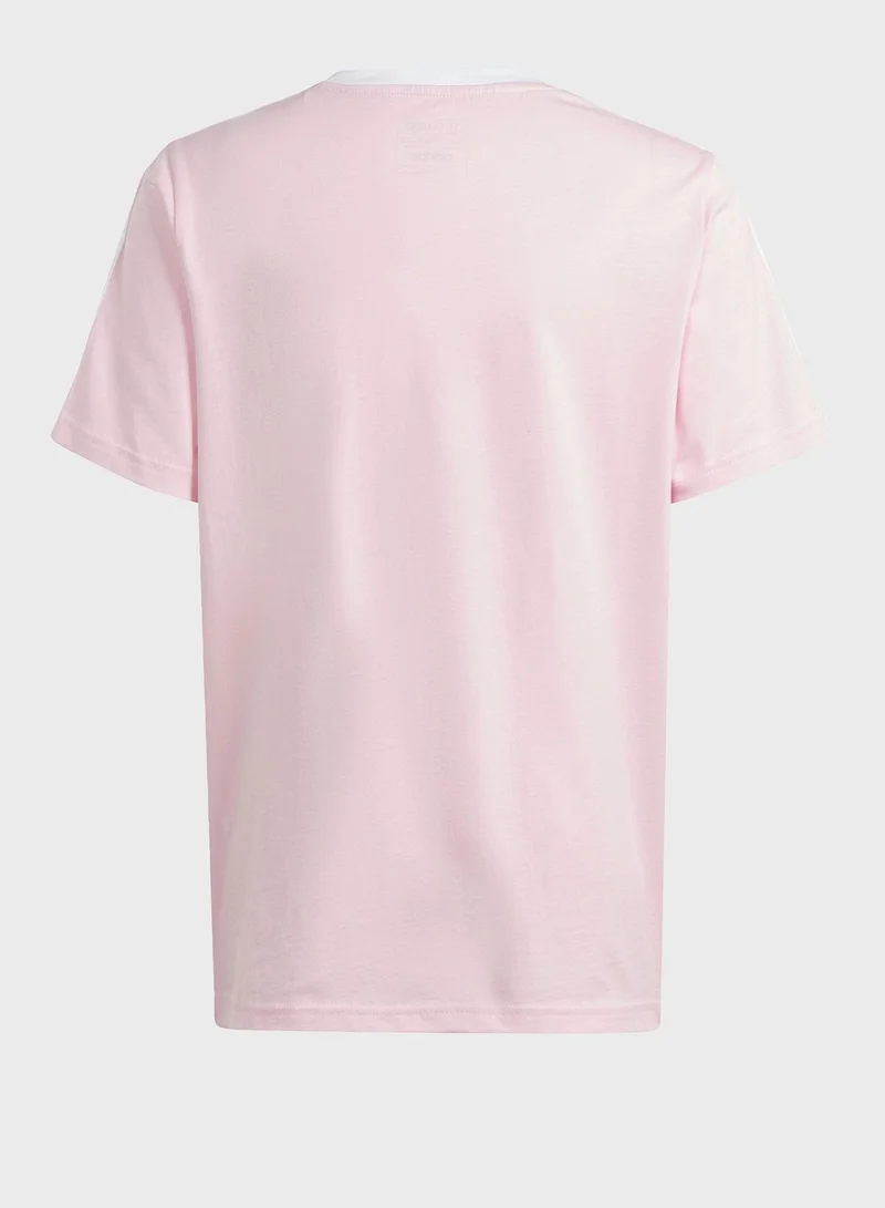 Adidas 3 Stripes Boyfriend T-Shirt