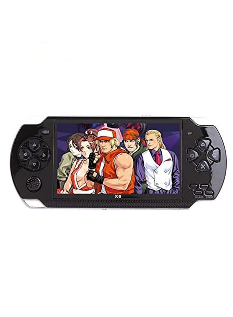 X6 Game Console 4.3 Inch Screen 8GB Handheld Game Player Built-in 500 Games - Image 1