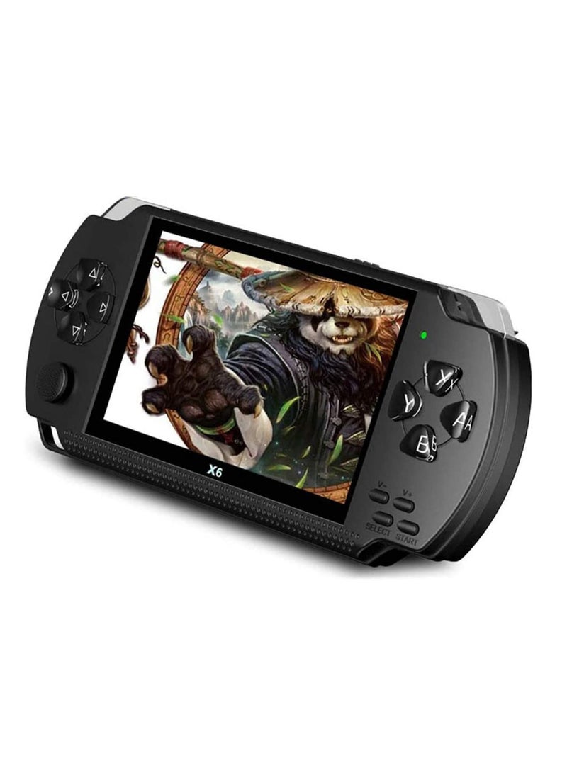 X6 Game Console 4.3 Inch Screen 8GB Handheld Game Player Built-in 500 Games - Image 2