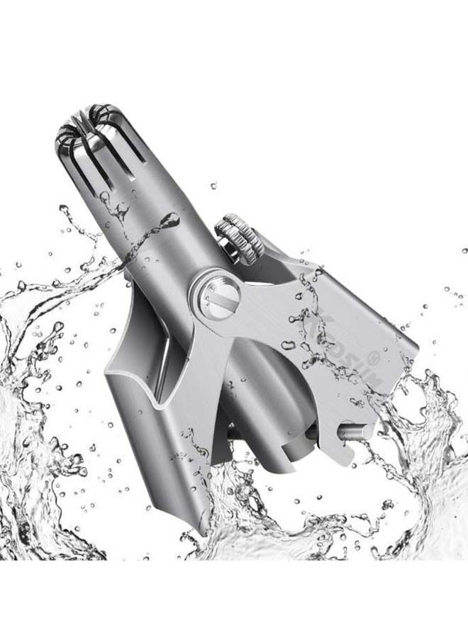 NIBEMINENT Manual Nose And Ear Hair Remover Trimmer Silver - Image 4