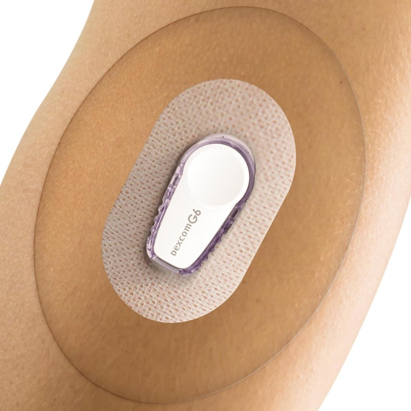 FixiC Adhesive Patches for G6 25 Pack Premium Waterproof Adhesive Patches PreCut Back Paper Adhesive Patch for G6 Long Fixation Transparent - Image 1