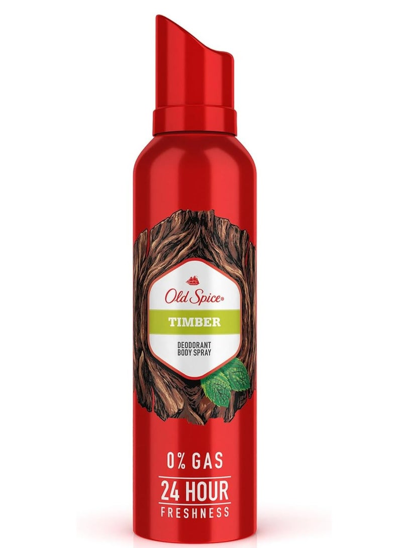 Old Spice Timber Deodorant for Men, 140 milliliters 