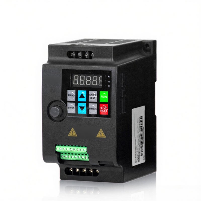 Single Phase AC220V Vector Inverter VFD Variable Frequency Converter for Stepless Motor Speed Control - Image 1