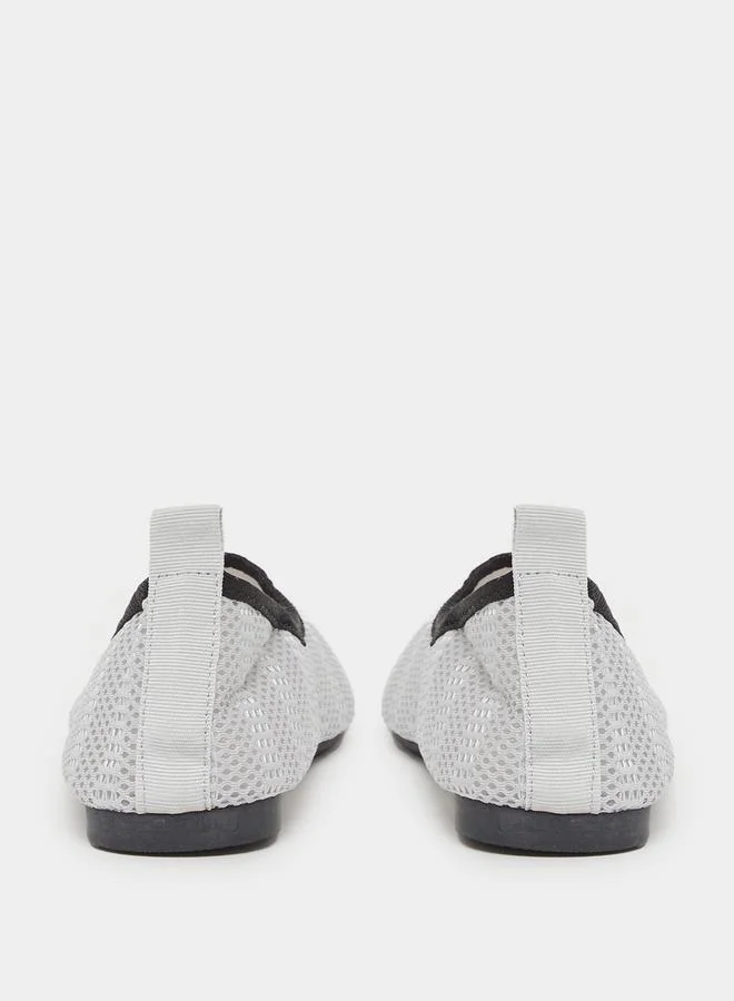 Take Two Slip On Pointed Toe Ballerina by Styli