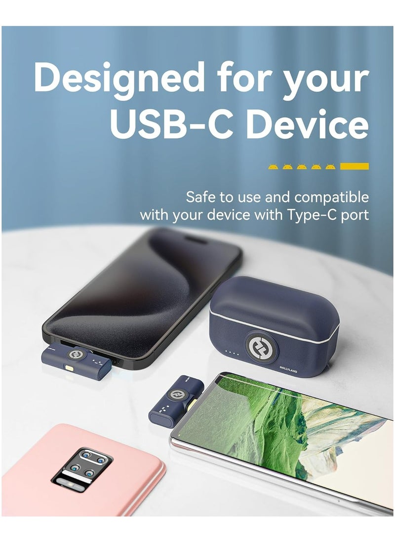 Hollyland - Hollyland Lark M2 Duo Wireless Microphone System for Android USB -C - Image 1
