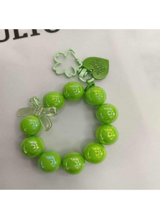 NIBEMINENT Phone Charm/ Chain Strap for Women Girls,Sweet Girl Cell Phone Case Lanyard Wrist Strap - Image 1