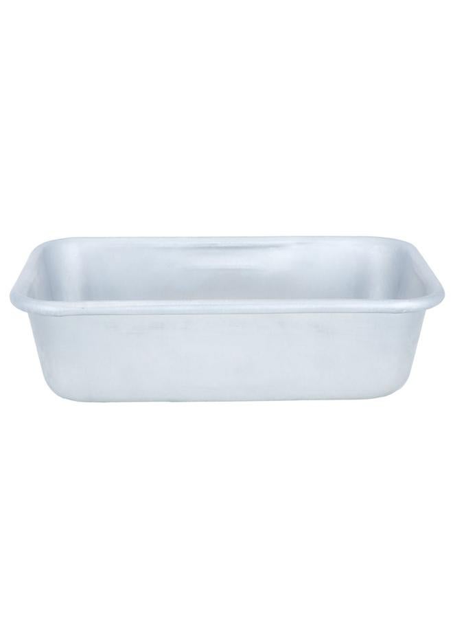 السيف  قالب كيك ألومنيوم 24.5×15×7 سم فضي - Image 1