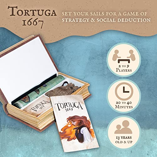 Facade Games Tortuga 1667 Board Game, Treasure Plunder Game of Cards, Strategy, Deceit, and Luck for 2-9 Players - Image 2