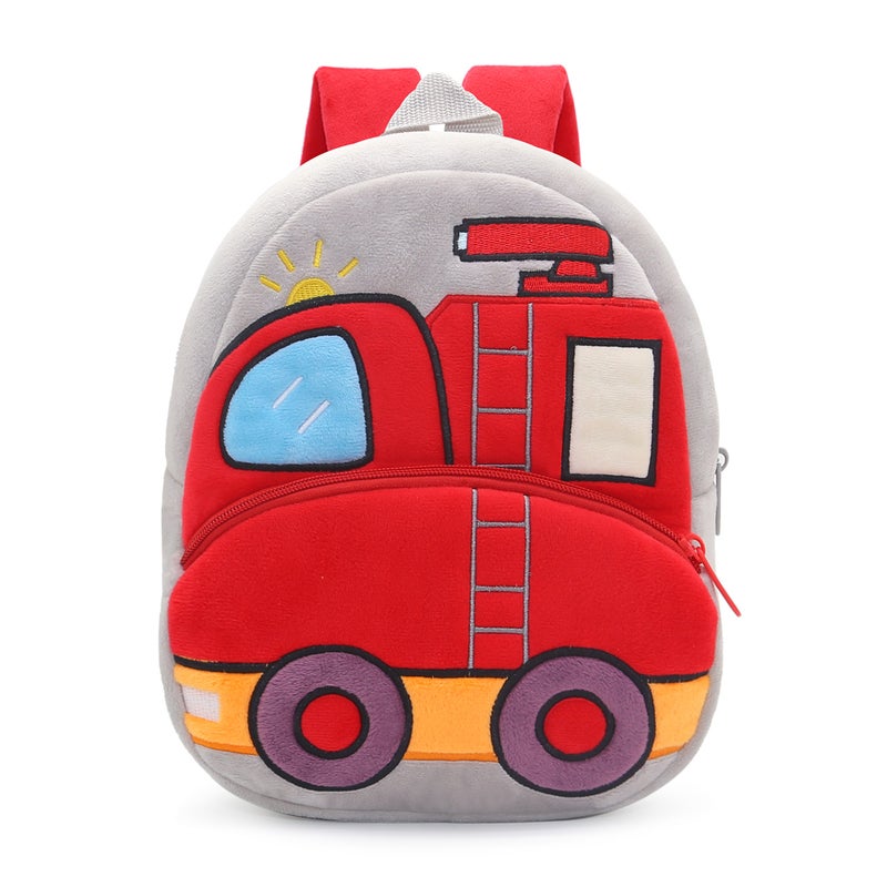 Cute Engineering Truck Excavator Dump Truck Cartoon Plush Backpack Men'S And Women'S Children'S Bag Backpack Manufacturers - Image 1