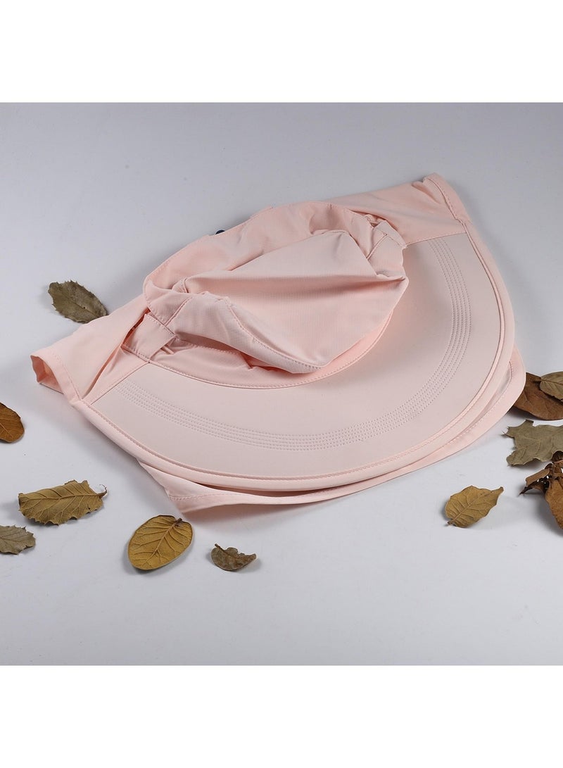 Mmmon Sun Hat for Women with Neck Flap, UV Protective Hiking Fishing Hats, Wide Brim Sun Hat (Pink) - Image 4